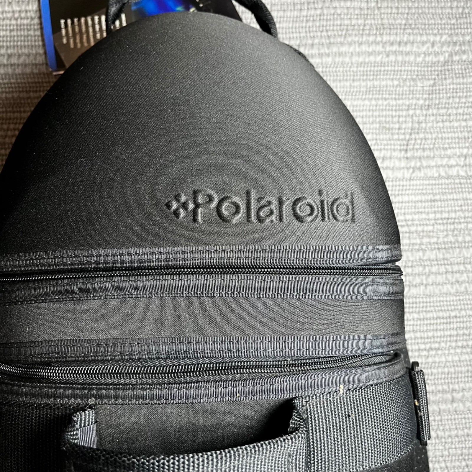 Vintage Polaroid Video Bag Camera Case Hardshell Padded Black NWT Retro Gear