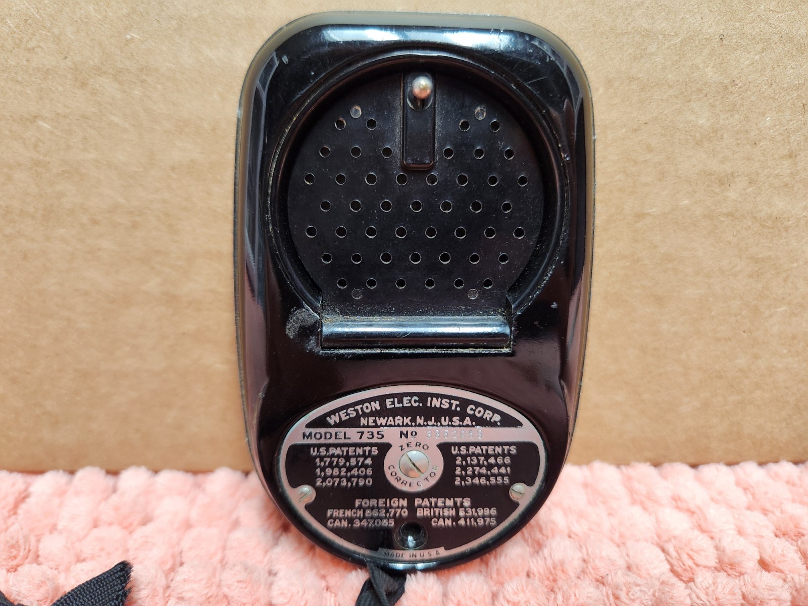 VTG 1940s Weston Master II Model 735 Exposure Meter Weston Light Meter
