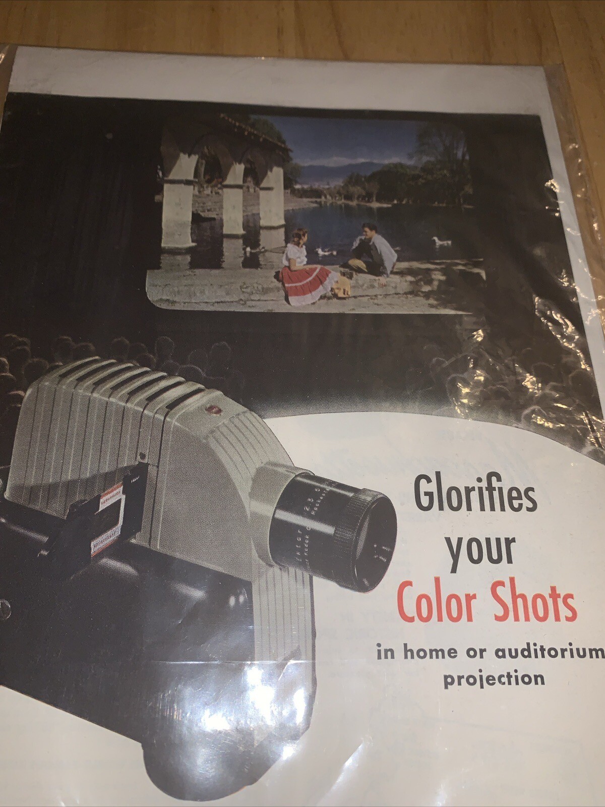 1948 vintage original color ad Kodak Kodaslide Projector Master Model (AD ONLY)