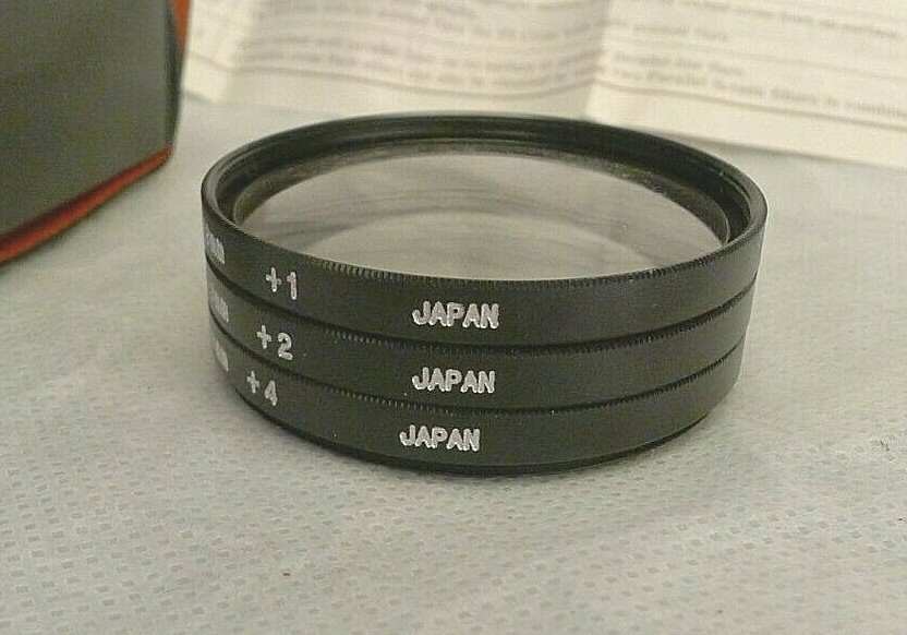 49mm Close-Up Lens Set by Dot Line Corp DL-0991 NOS NEW with Case & Package