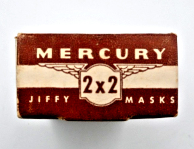 Vintage Mercury 2×2 Jiffy Masks (Universal Camera Corporation)