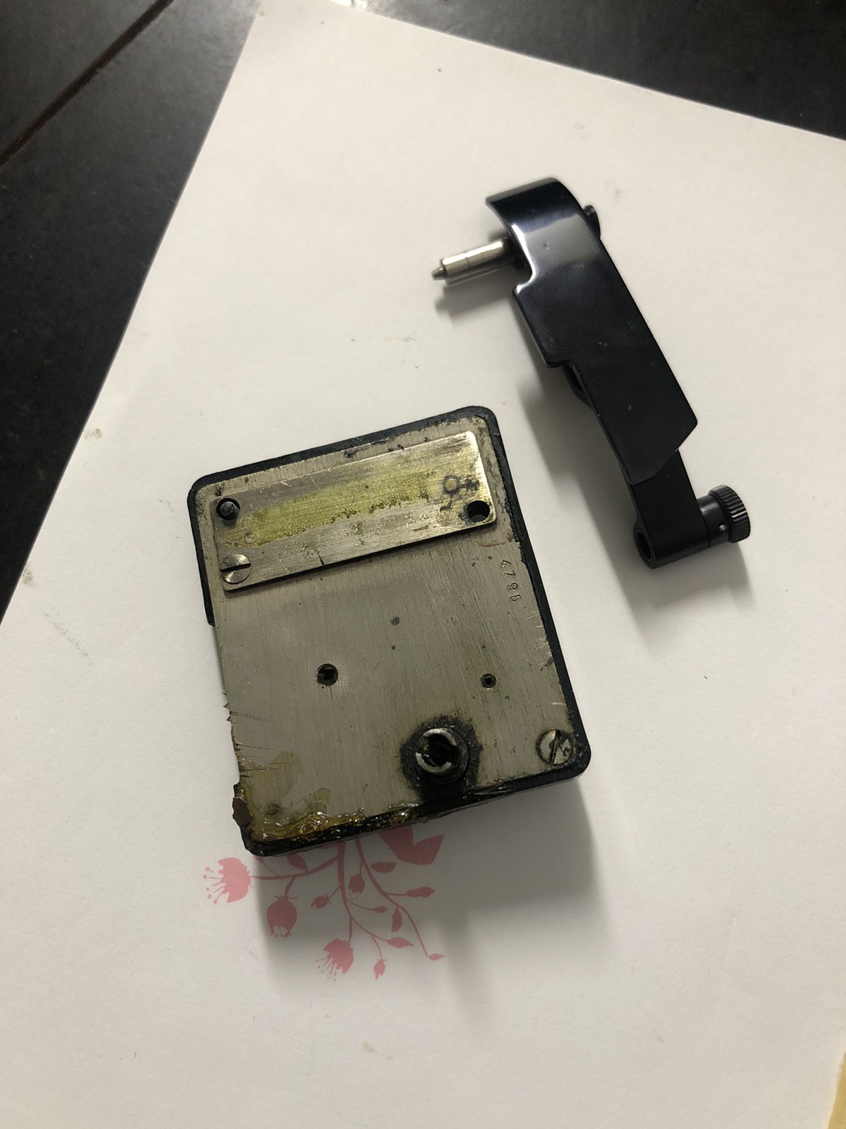 Bolex Timer And Pressure Plate For Bolex H 16 Non Reflex Cameras Bolex