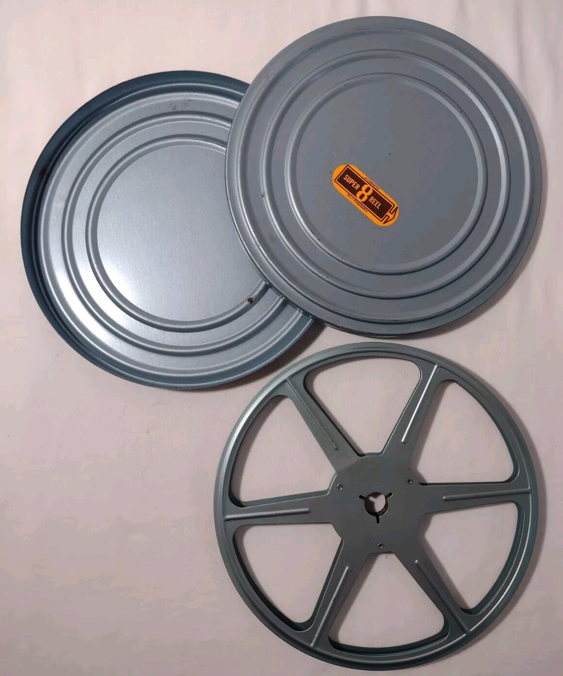Vintage Super 8 Reel & Case 7″ Empty Reel