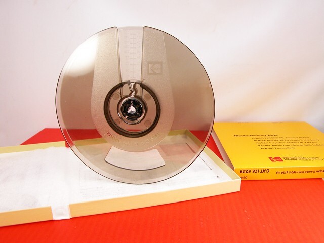 New KODAK 400 Foot DUAL 8MM FILM REEL For Super 8 AND Regular 8mm Movie Film