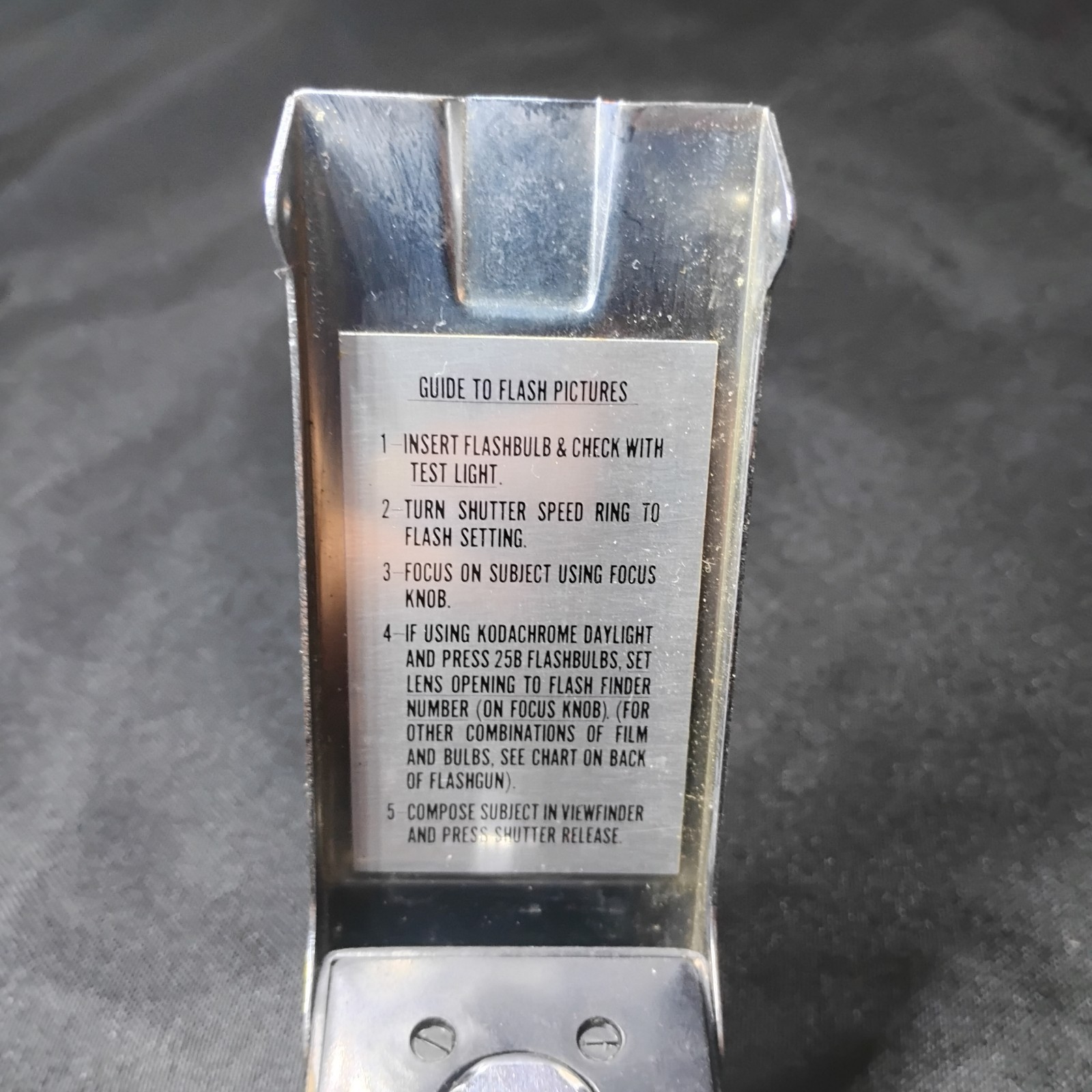Vintage Argus Flash Gun Unit with Test Light & Exposure Dial – Untested