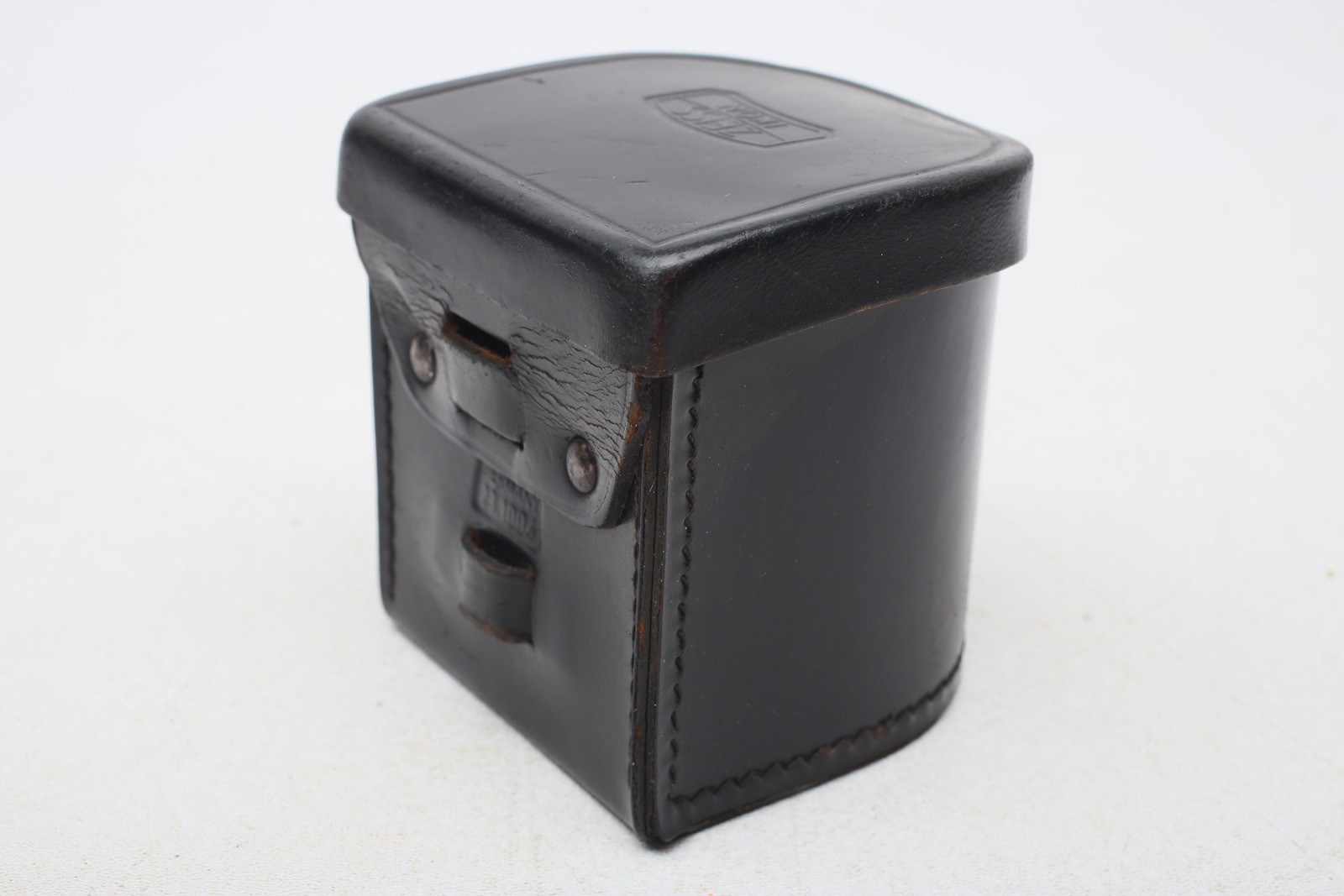 Zeiss model 23.1004 Black Leather w/Spring Bottom Fits 60mmx60mm Lens Case+GREAT