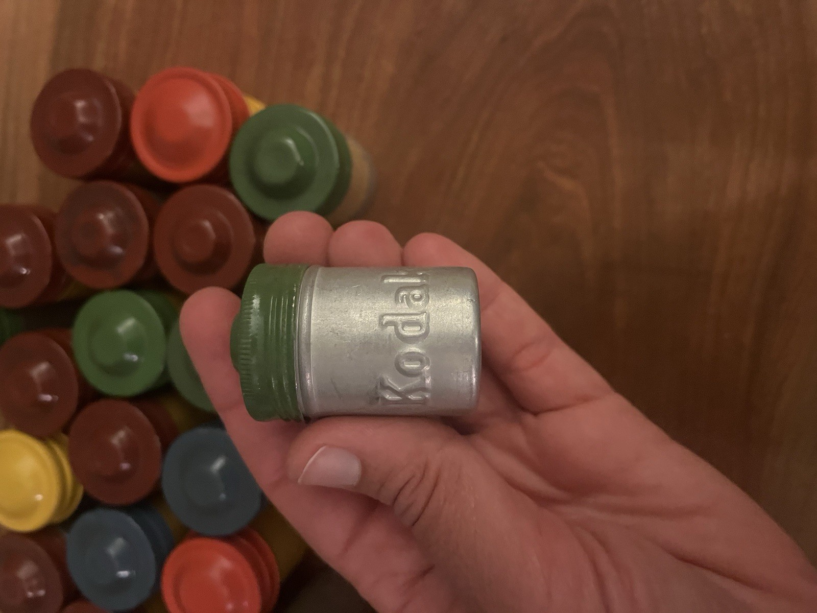 Kodak Vintage Metal Film Canisters – Colorful Lot of 24