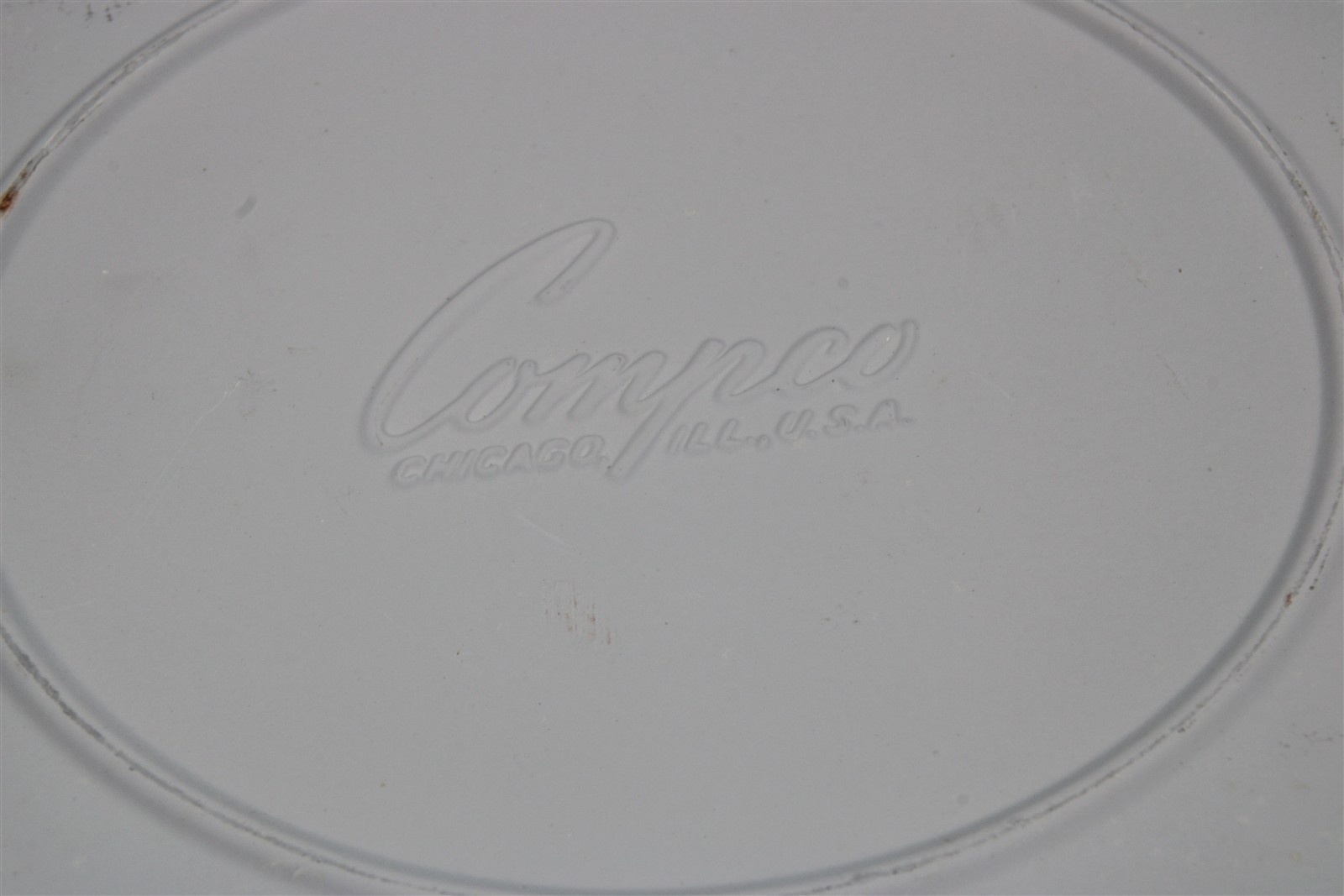 Vtg Compco 800ft 16mm Metal Movie Film Reel Canister 10-3/4″ Art Decor – No Reel