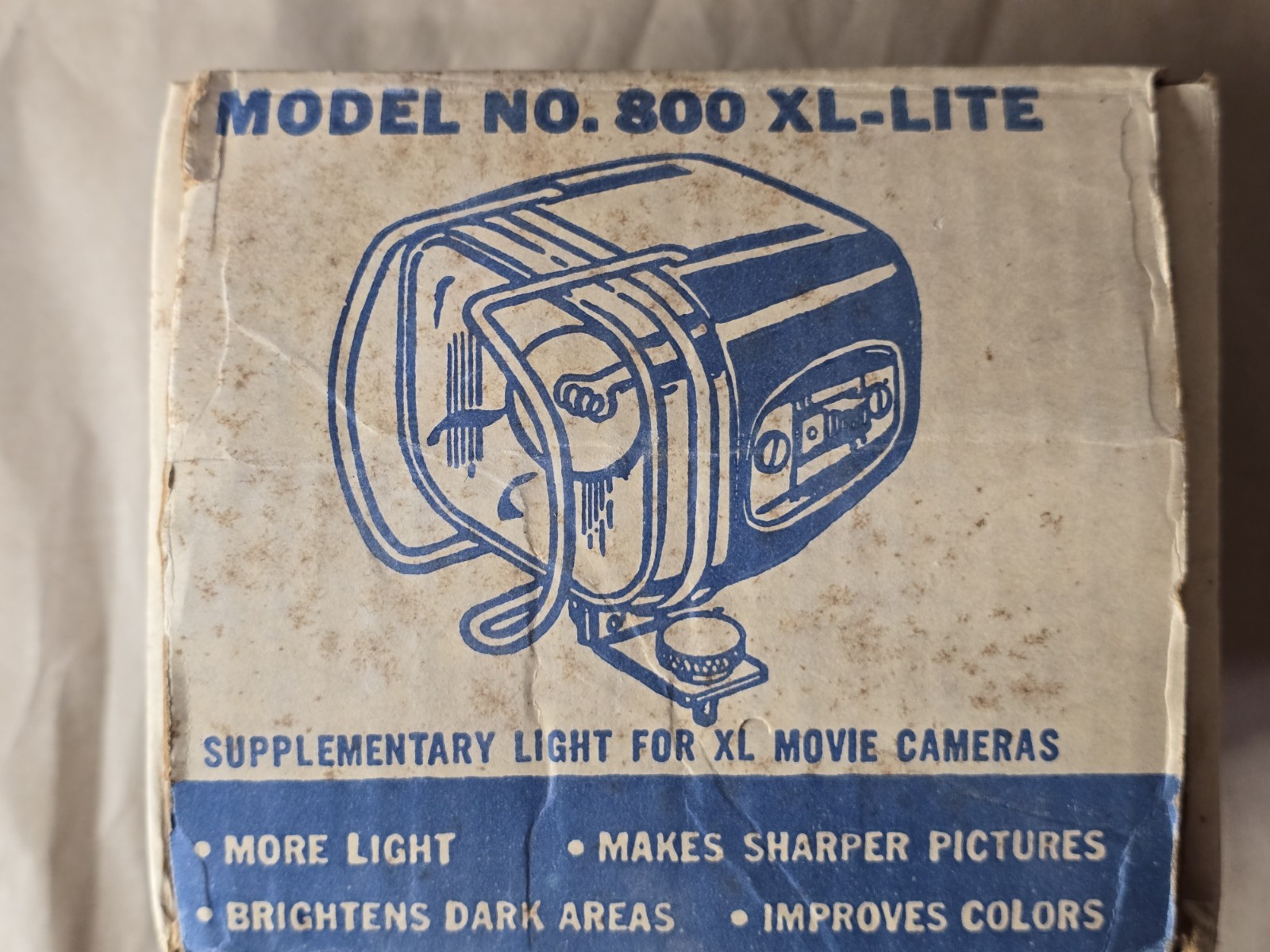 Vintage Acme Lite 800 XL for Movie Cameras Works Well Vintage Video Light