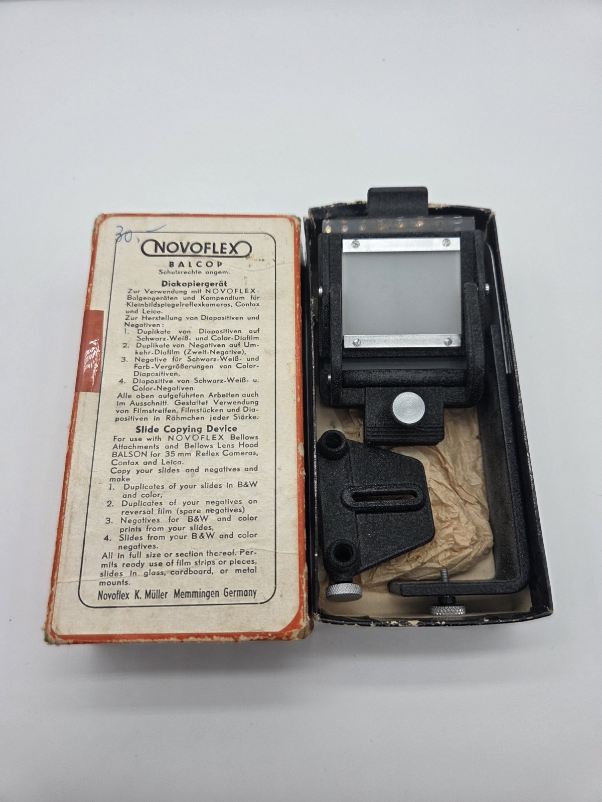 Vintage Novoflex Balson Unit Germany