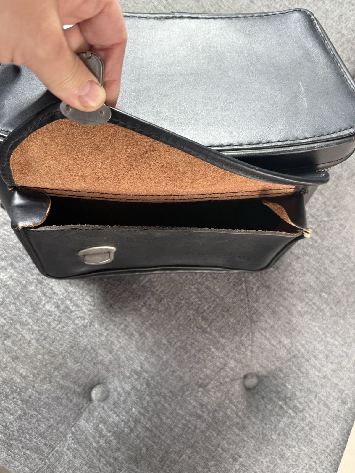 Rare Vintage Kali Bag Retro Film Camera Leather Case Bag Japan