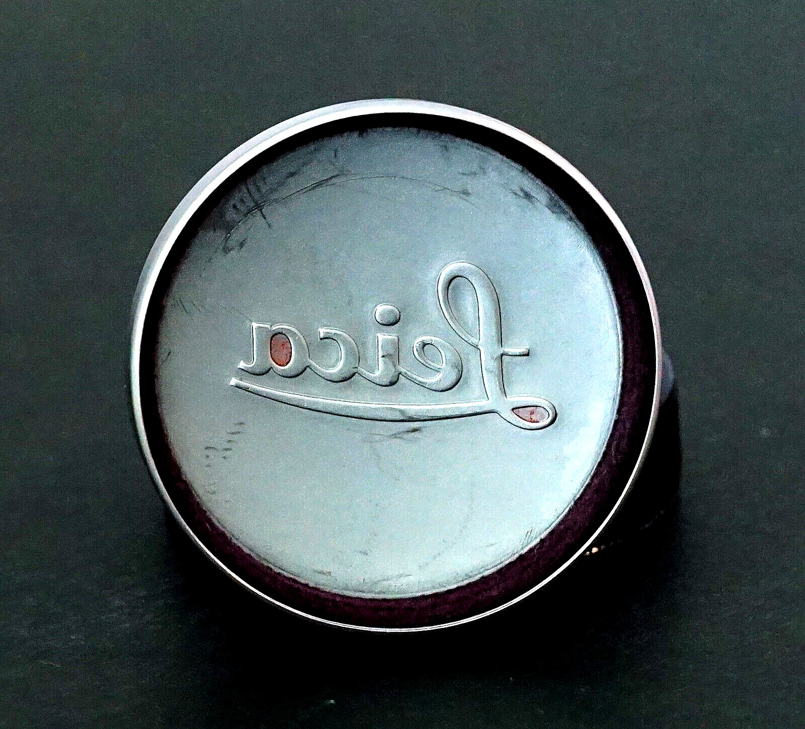 Vintage Original Leica Metal Dust / Lens Cap Matte Silver 39mm Filter Front Exc!