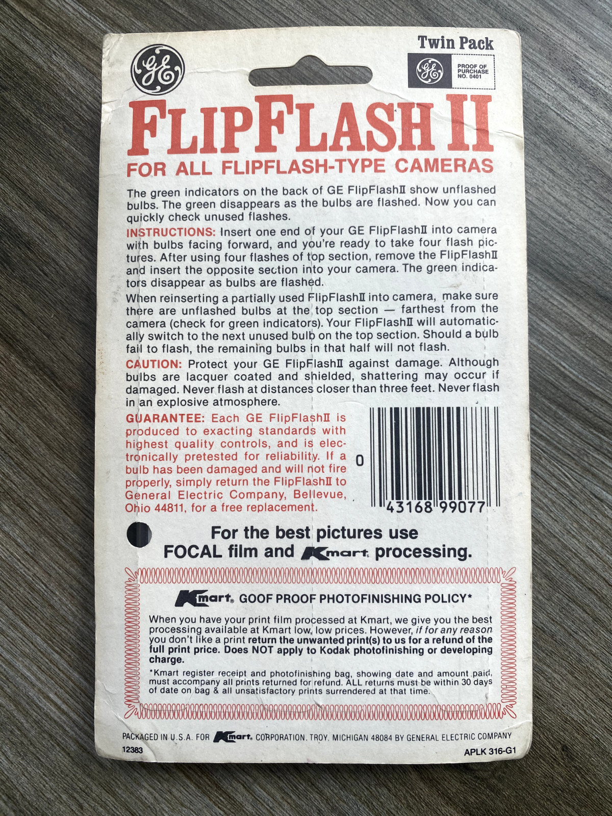 GE Flip Flash II – UNOPENED