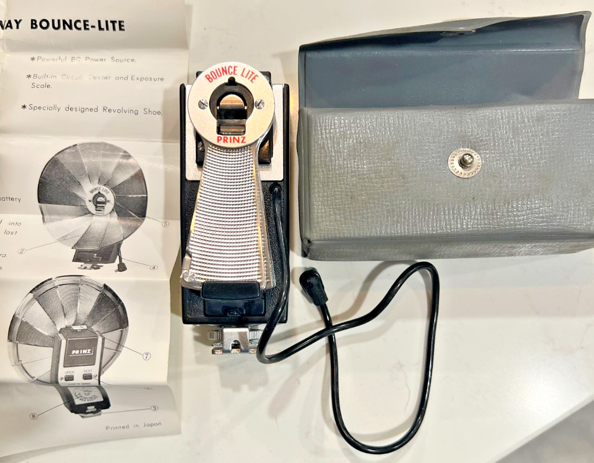 Vintage PRINZ BOUNCE LITE FLASH UNIT – Made in Japan