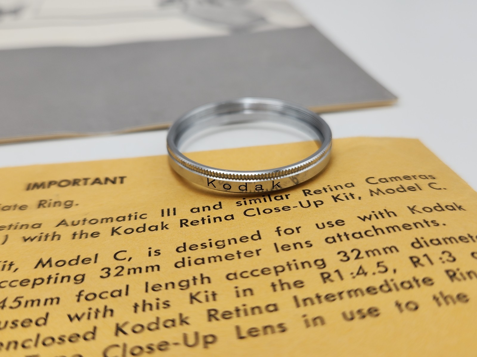 Kodak Retina Close-Up Kit w/ F2 32, F3 32, F4.5 32 Filters Camera Macro w/ Box