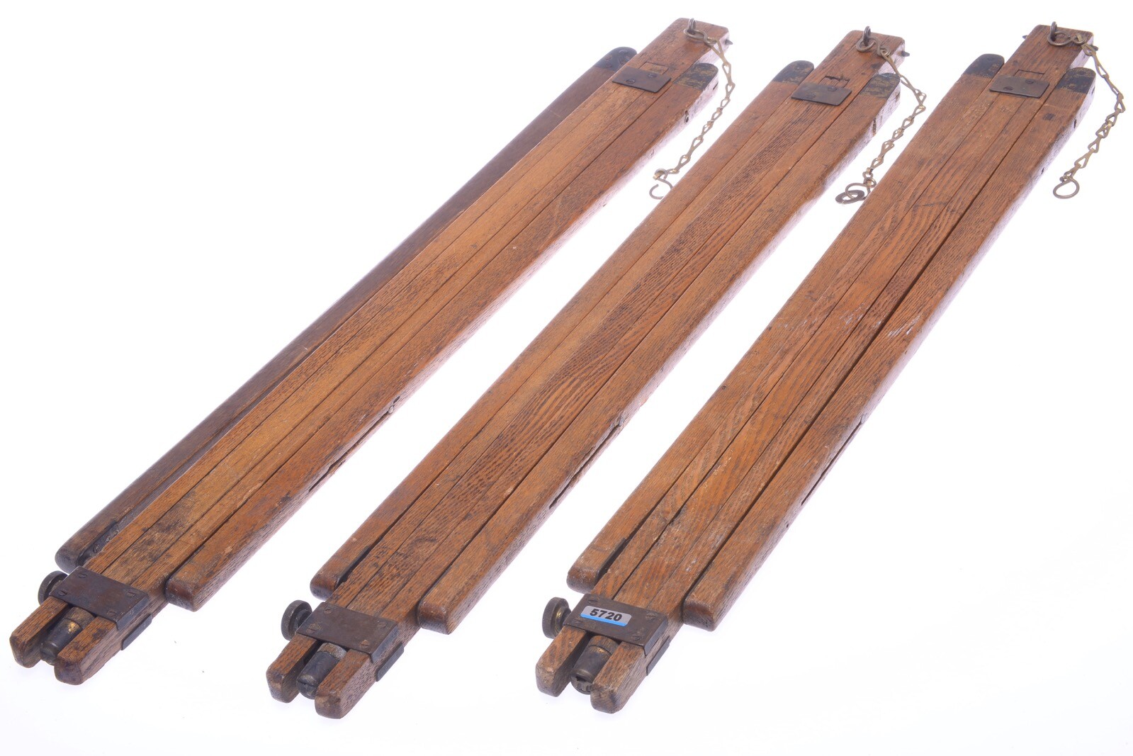 ✅ ANTIQUE WOOD TRIPOD 152CM, 59.84″ THORNTON? ROSS? LANCASTER? FIELD CAMERAS
