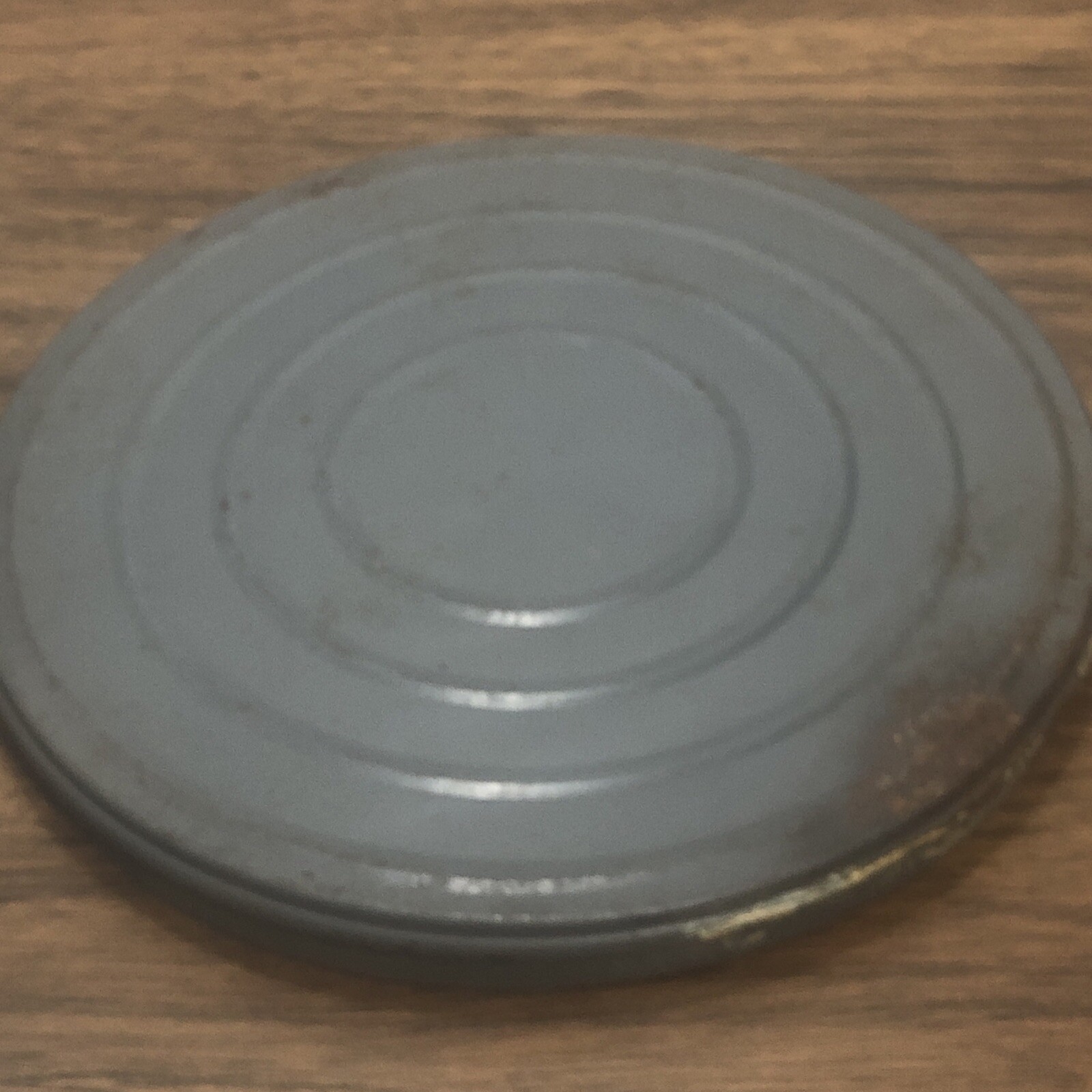 Vintage Neumade N.Y. 7” 400′ 16mm Metal Reel w/ Metal Can 1920s-1930s Rust Empty