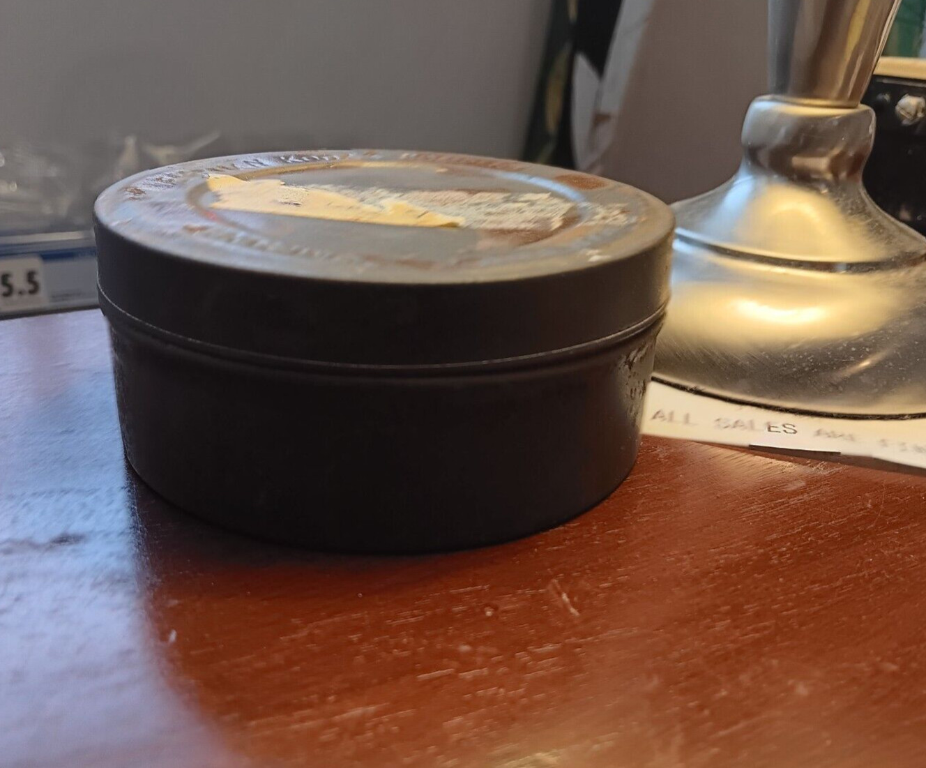 Vintage Eastman Kodak Company 35mm Film Canister Tin Pan 3 3/4 Wide Metal