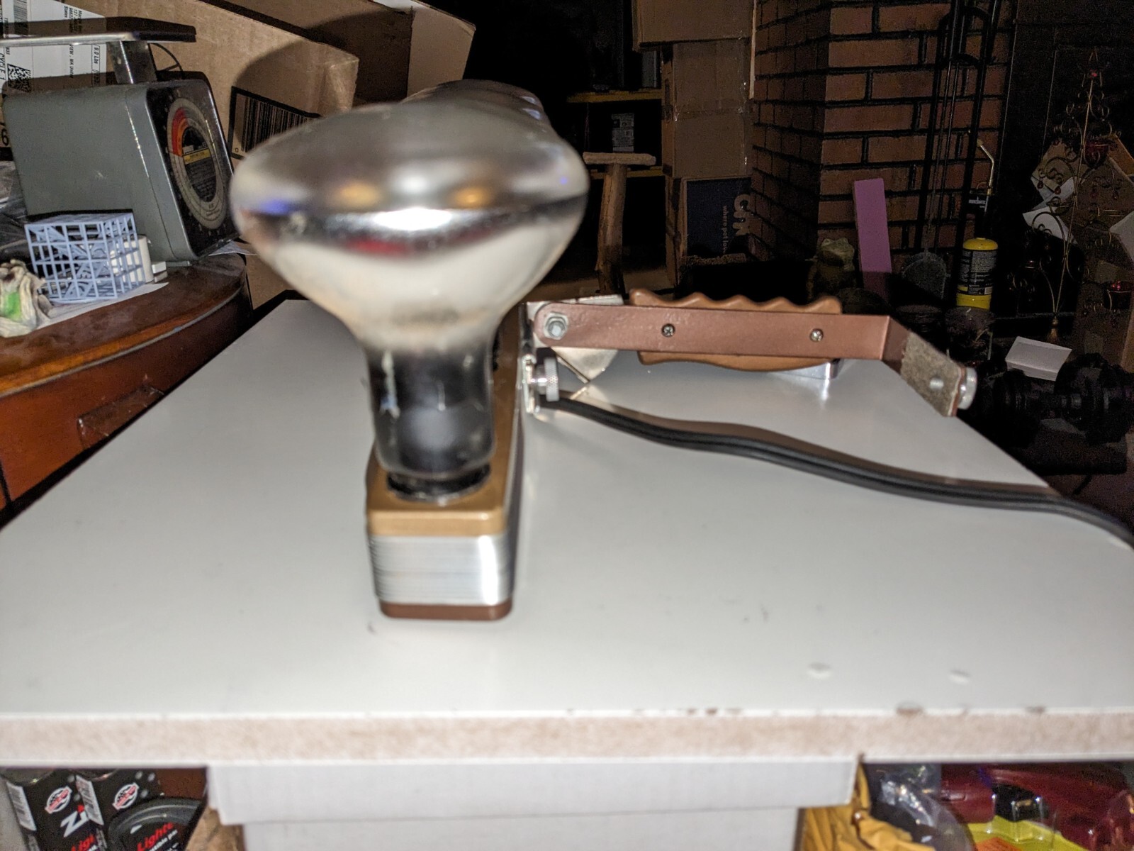 Vintage Art Deco Movie Light Bar Photography CKC 150 Chicago Kitchenware Metal