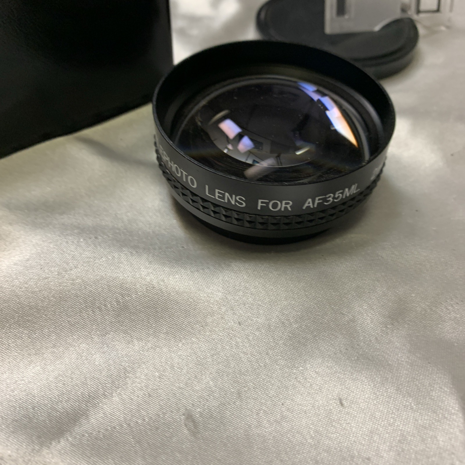 Star-D Aux Telephoto Lens L35AF +Lens Caps/ Leather Case And Viewfinder Add-On