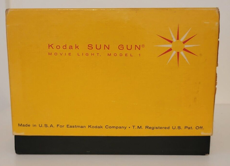 Vintage Kodak Sun Gun Movie Light Model No. D371 – UNTESTED IN BOX
