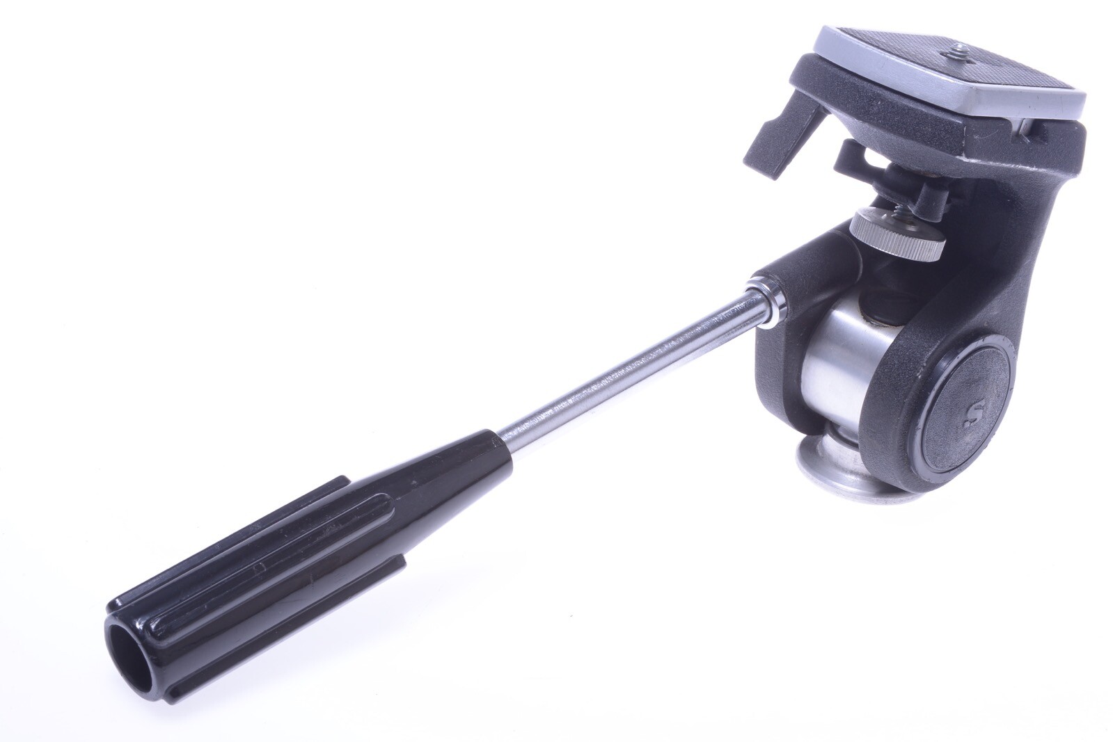✅ SLIK 2 WAY PAN & TILT TRIPOD HEAD 16MM CINE, MOVIE, FILM W/ PANORAMA PAN PLATE