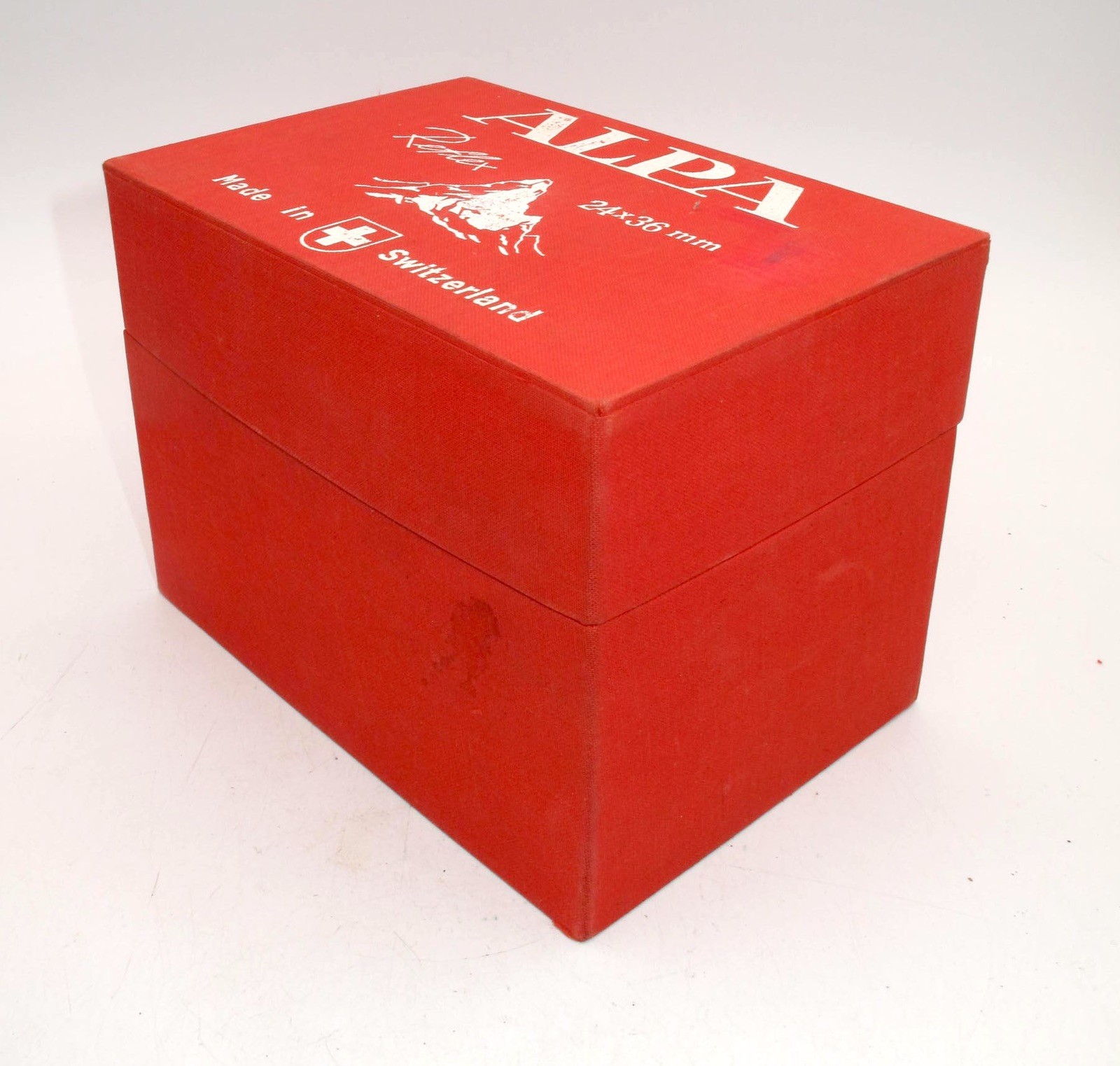 *CLASSIC* ALPA REFLEX 24×36 EMPTY CAMERA BOX-BEAUTIFUL GRAPHICS & FOAM INSERT
