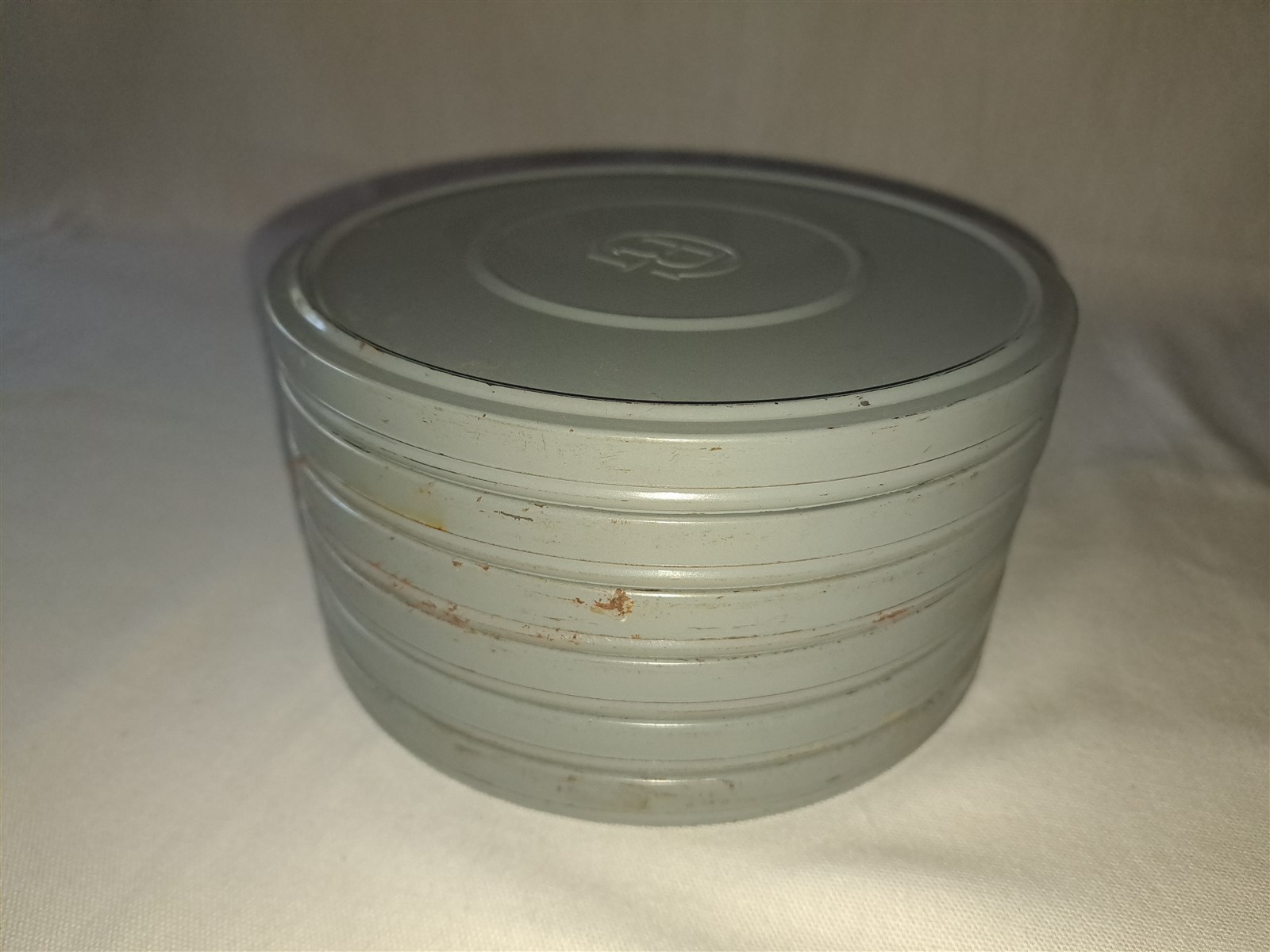 Lot of 6 Metal 7″ Movie Film Reel Canisters