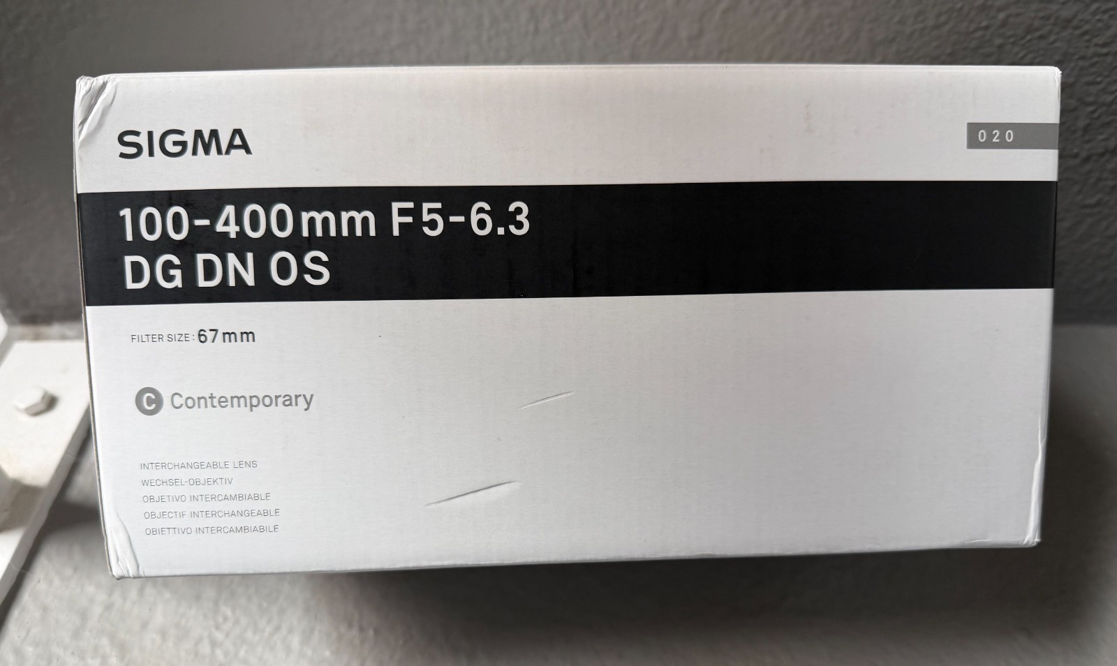 Sigma 100-400mm f/5-6.3 dg dn os L-mount EMPTY BOX