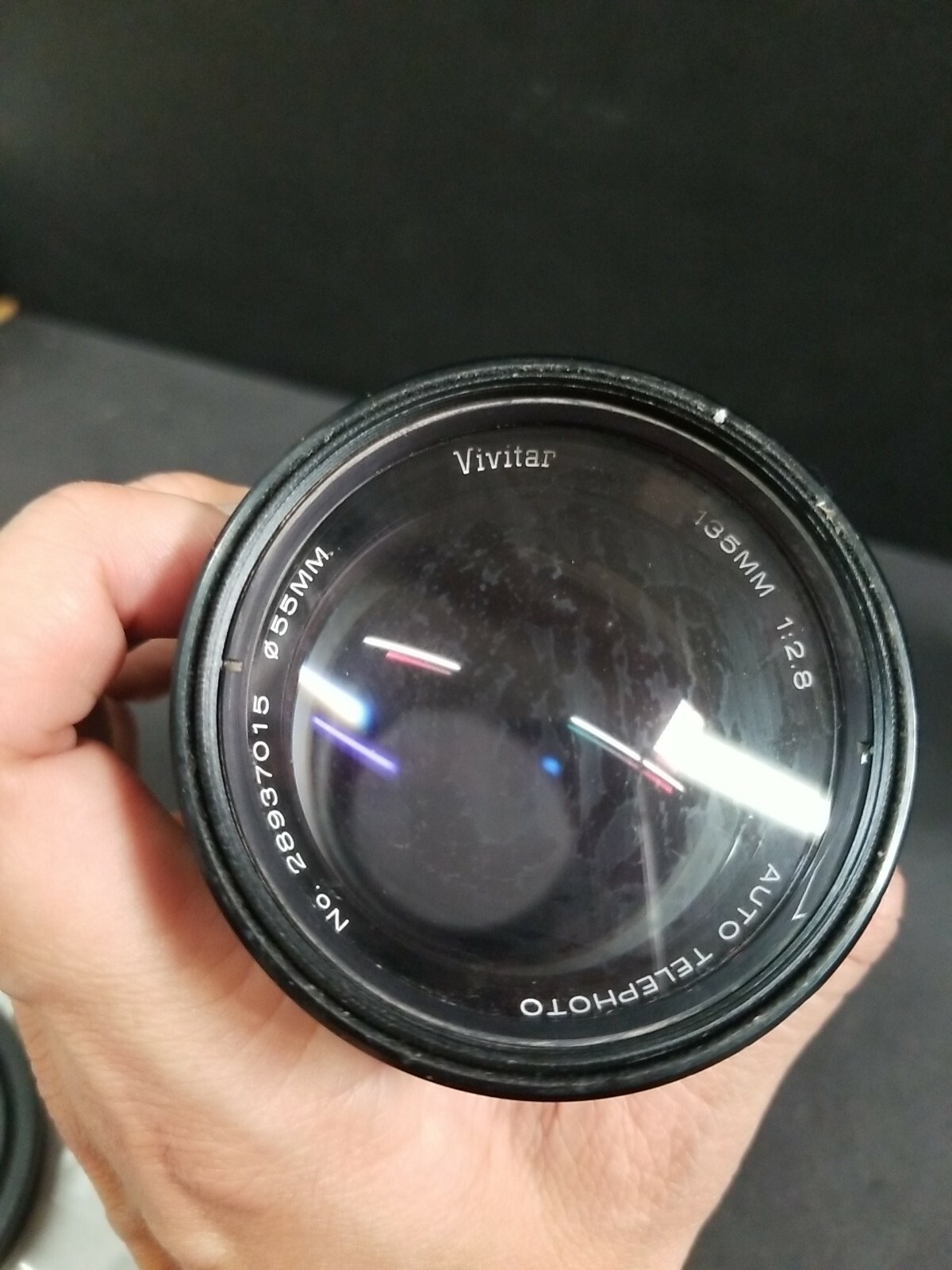 Vivitar Auto Telephoto 135mm F1:2.8 Mount 55mm + Tiffen Sky 1-A Filter