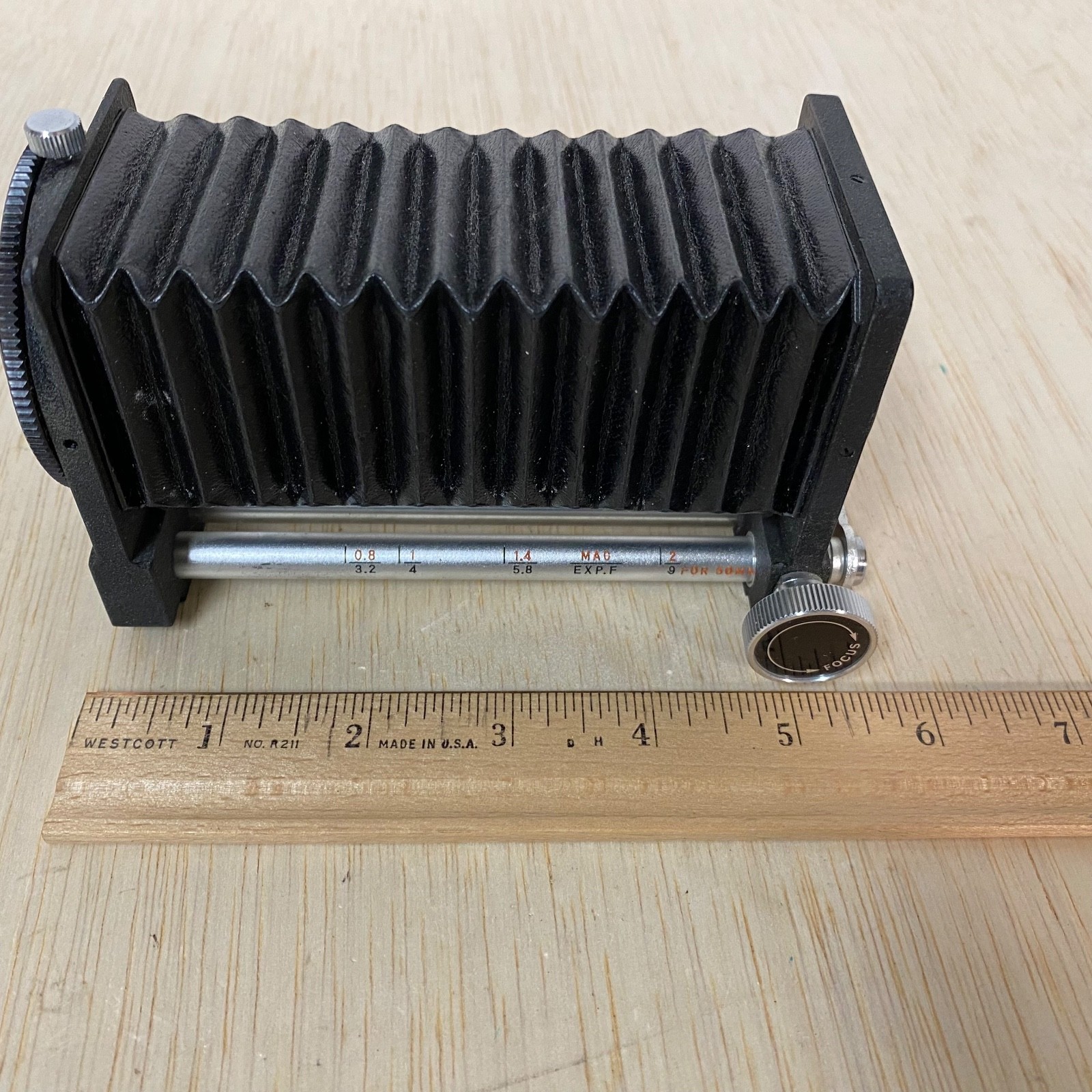 Vintage VIVITAR Dual Track Bellows Unit for 35mm Cameras Macro Photography