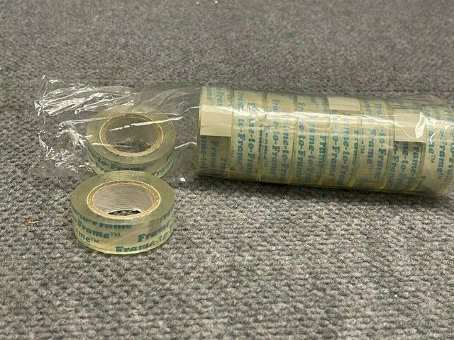 16mm Clear Splicing Tape ** 10 Rolls ** BRAND NEW