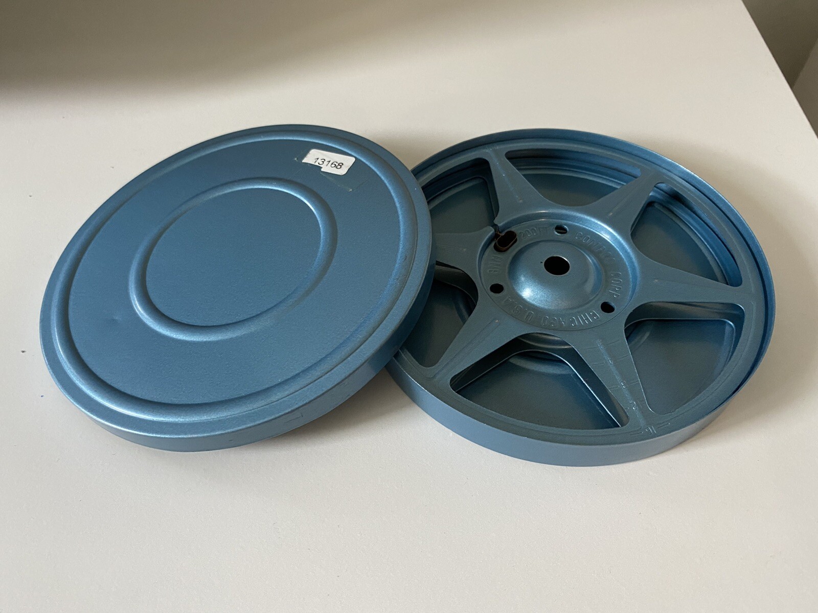 Vintage 8mm 200 Ft 5 Inches Metal Movie Reel with Metal Case – Compco USA