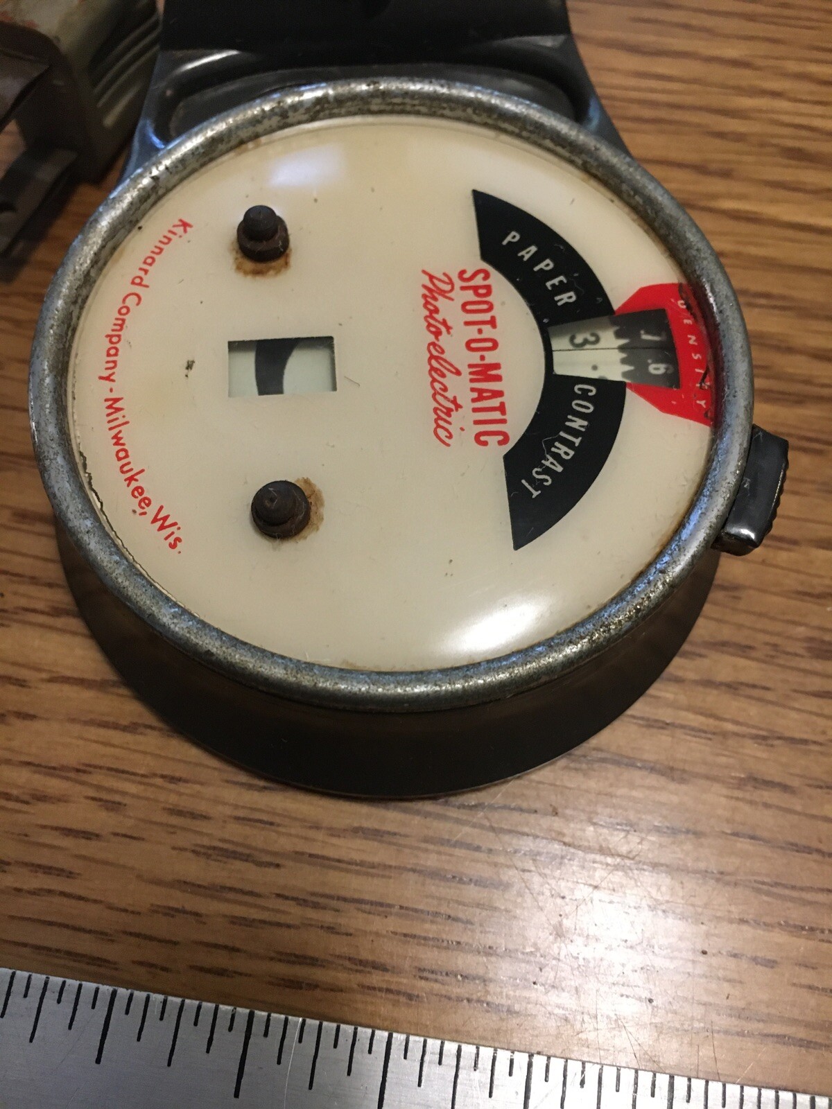 Vintage Kinnard Spot-O-Matic Enlarging Meter Made in USA Model CDS Master