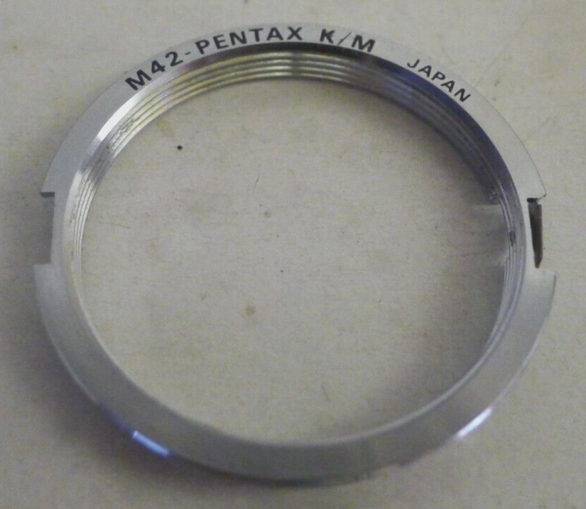 M42 Screw Mount to Pentax K/M Adapter Ring – Made in Japan