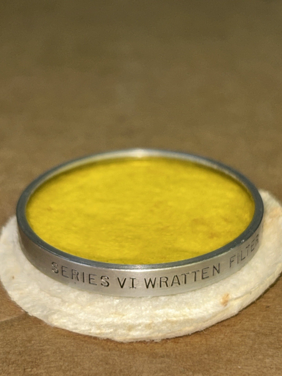 Vintage Kodak Wratten Aero 2 Series VI(6) K2 Filter Yellow w/ Original Case