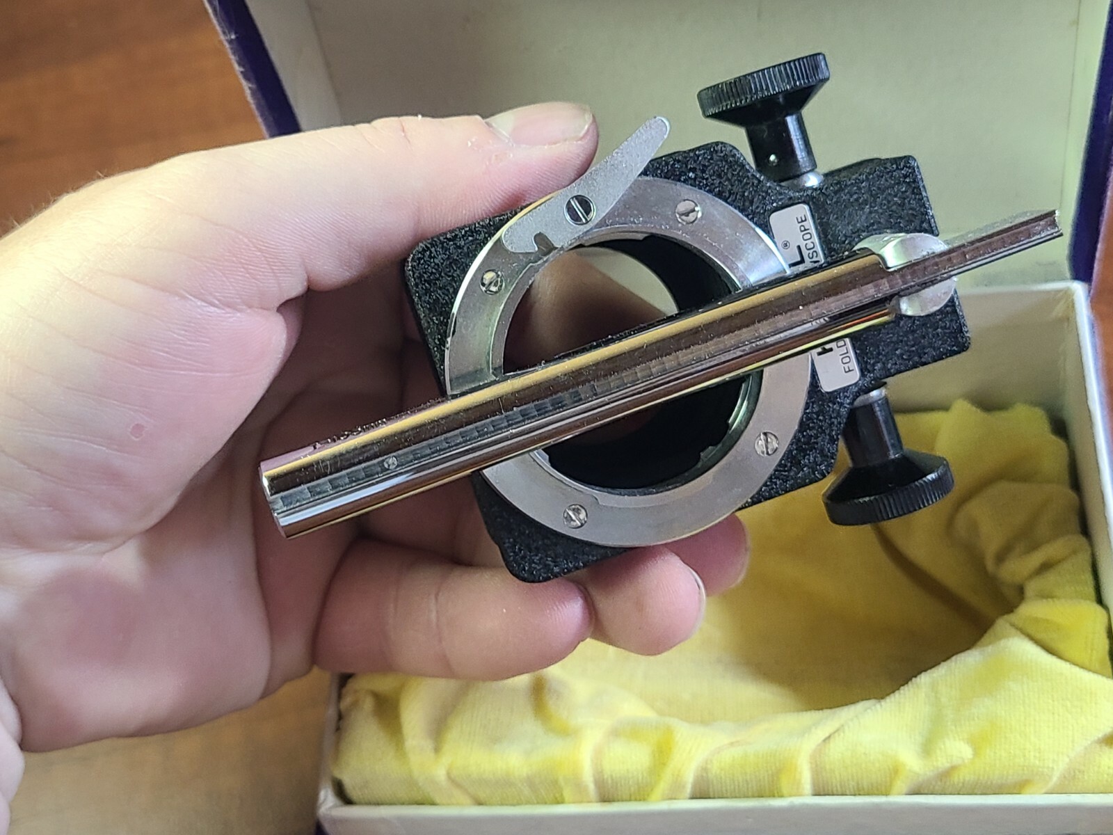 VINTAGE EXAKTA CAMERA MOUNT KOPIL DUO TRACK BELLOWS (MINT)