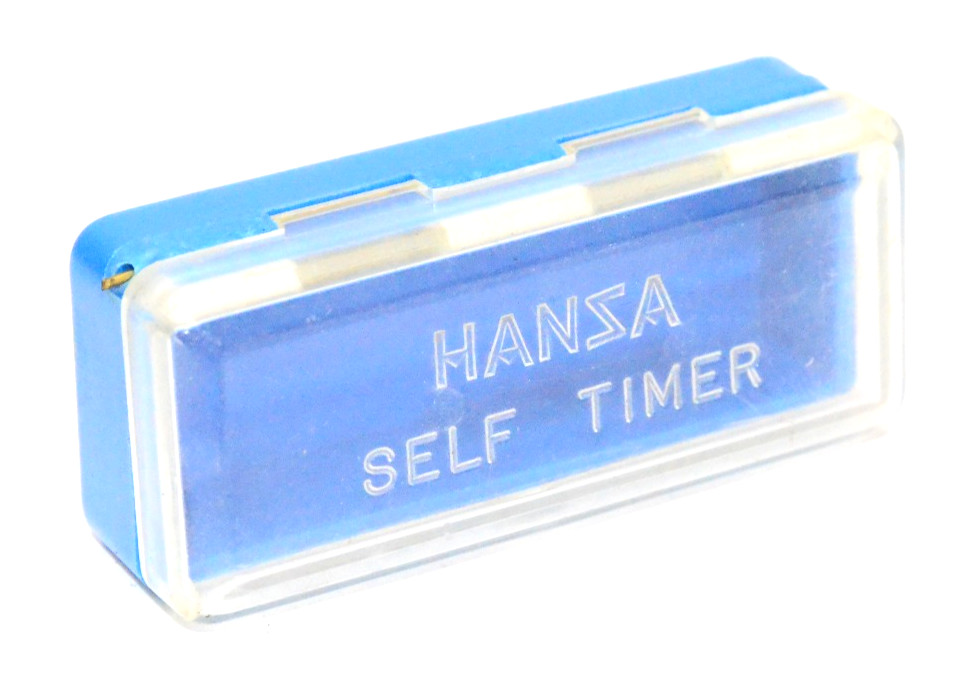Hansa Mechanical Self Timer made in Japan [ NEAR MINT w/ Case & Manual ] Works