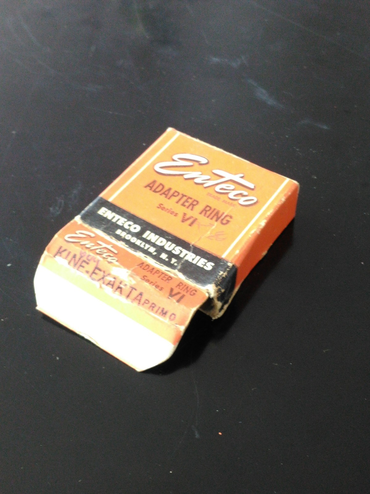 VINTAGE RARE Enteco Adapter Ring KINE-EXAKTA Primo (N.O.S) FREE SHIPPING
