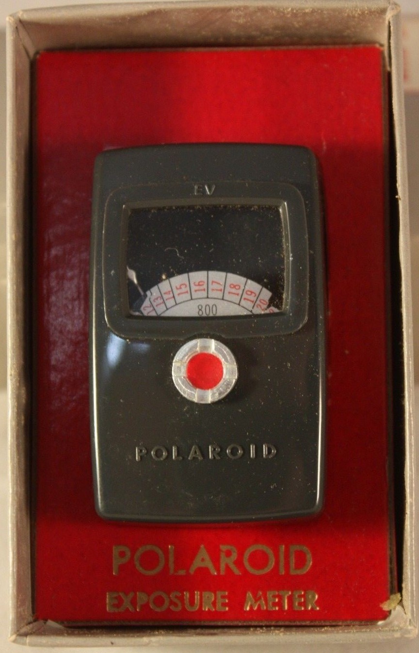 Vintage Polaroid PR-23A Exposure Meter EV Scale In Original Box General Electric