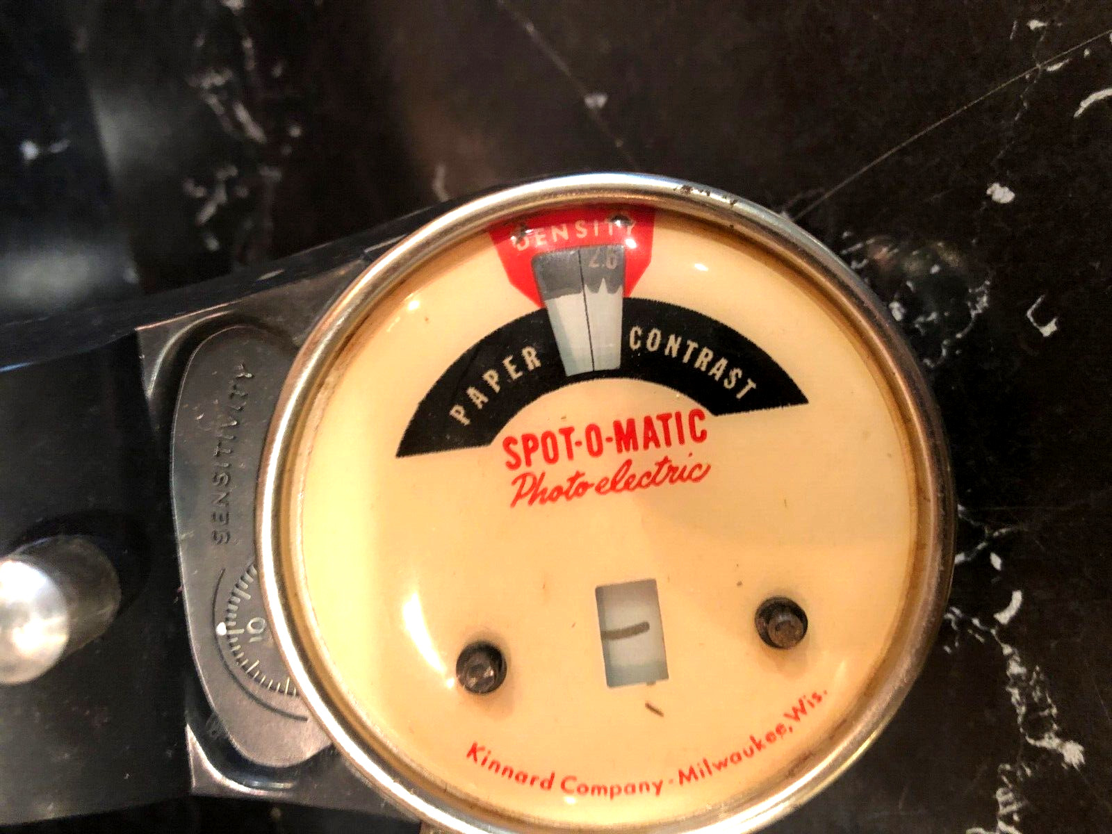 Photo-Electric Spot-O-Matic Photo ENLARGING Meter Vintage Kinnard Company