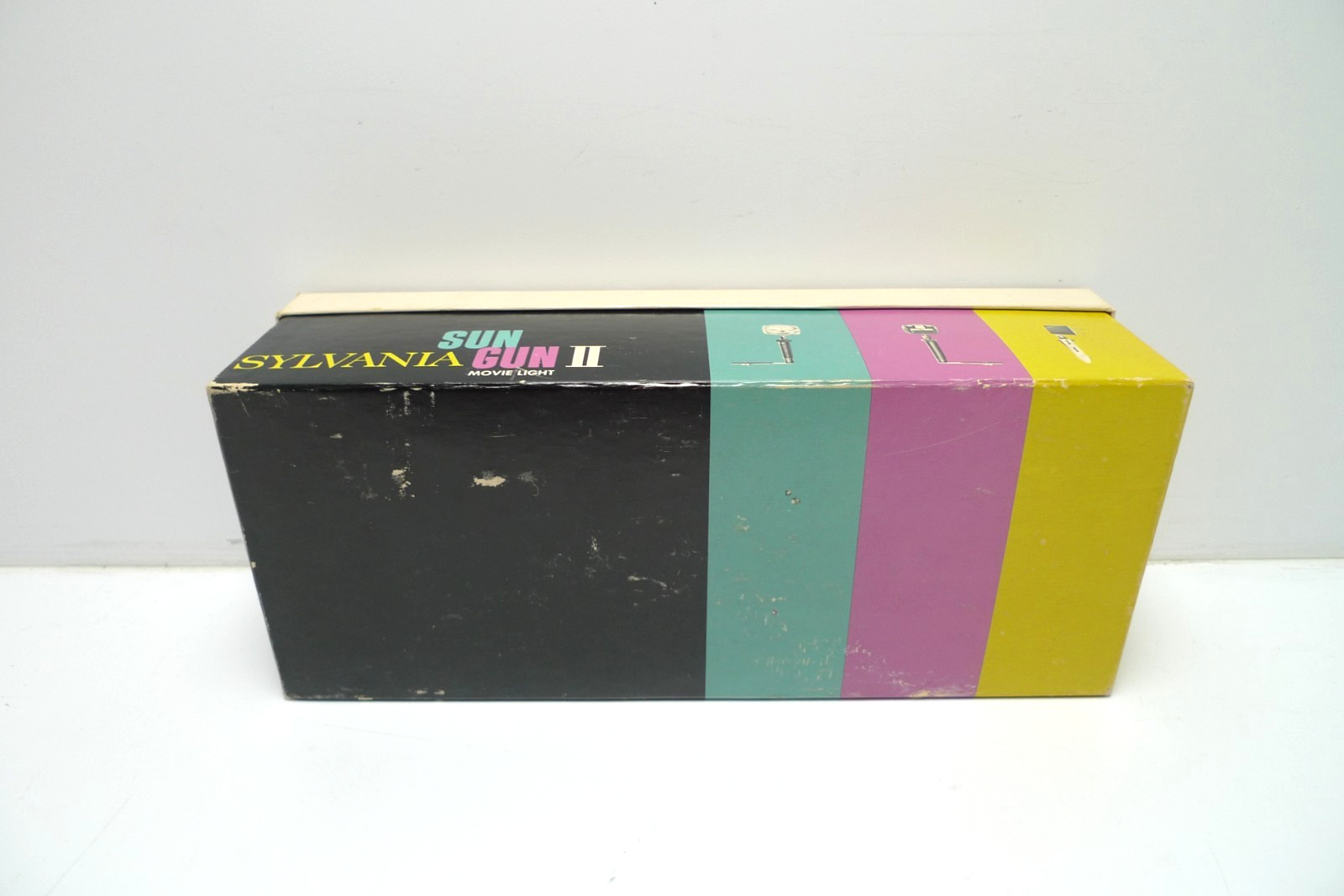 Sylvania Vintage Sun Gun II SG-55 Wired Movie Light w/ Documents