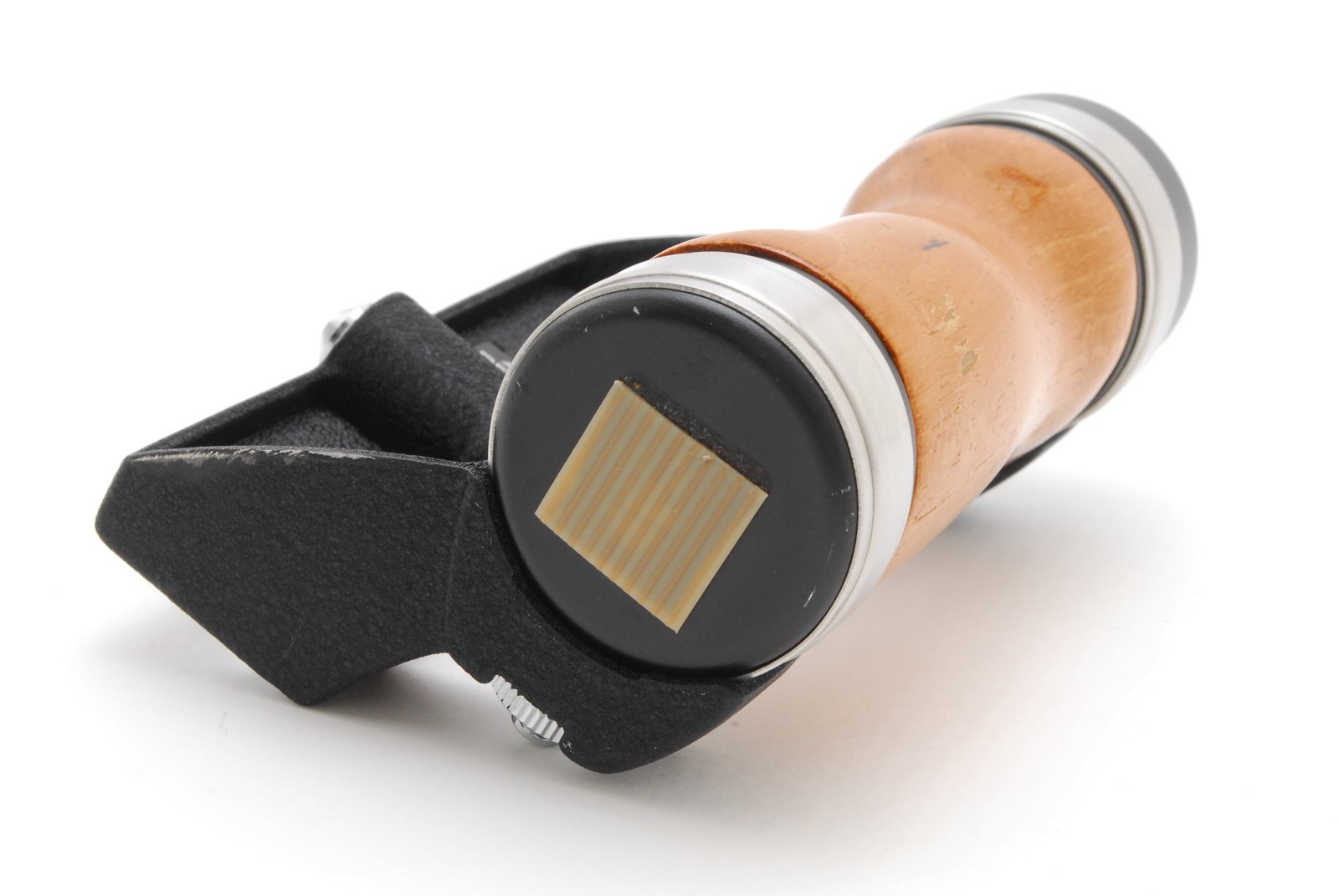⏯️ [Top MINT] Asahi Pentax Wood Hot Shoe Hand Grip for 6×7 67 67II From JAPAN K0