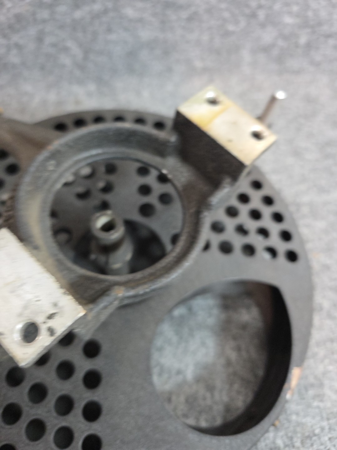 Vtg Simplex Projector Ventilated Flywheel Cooling Disc 1400 D Carbon Arc Vtg #2
