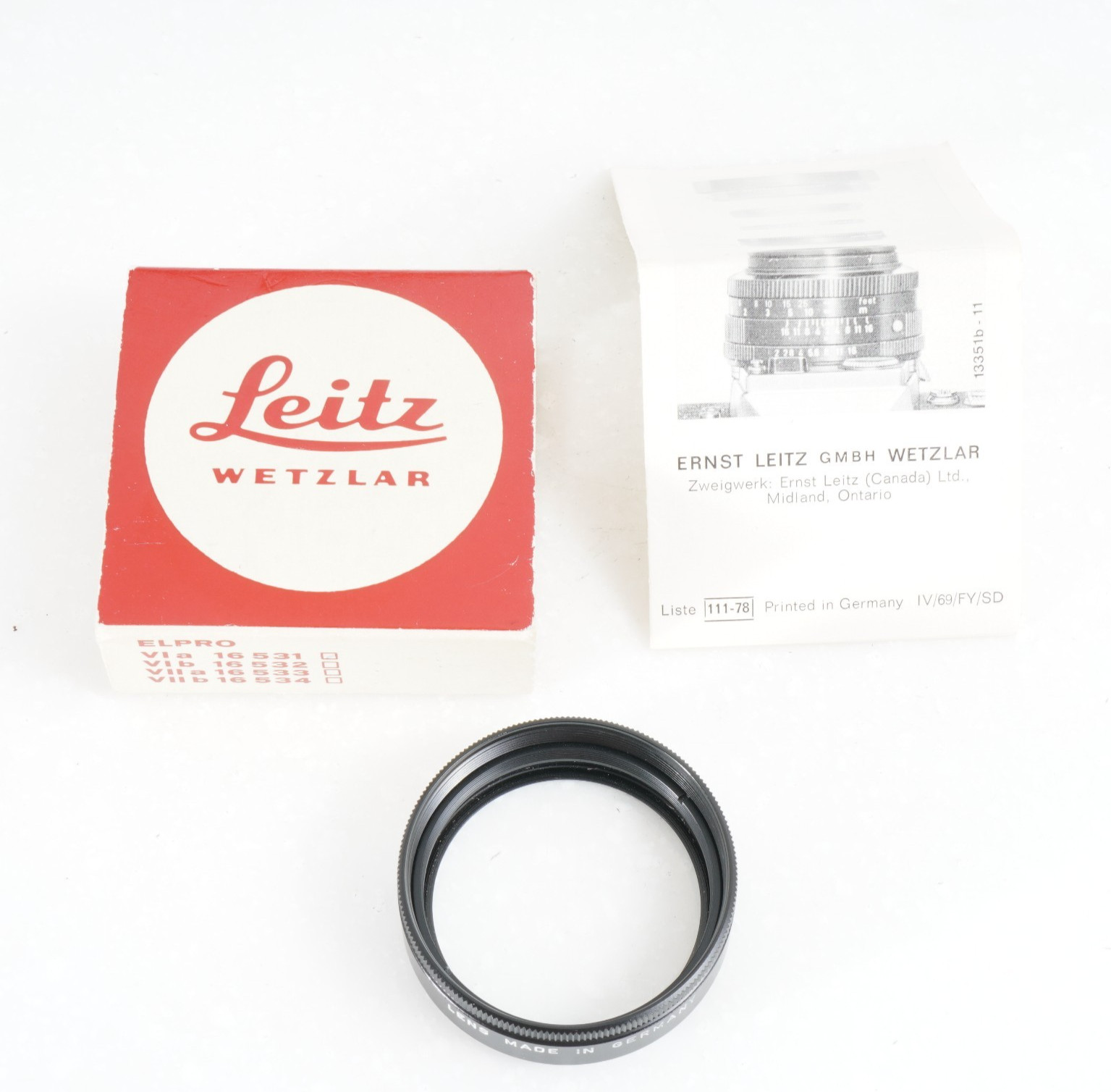 -[EX+++]Leitz Wetzlar ELPRO VI a With Original Box For Summicron R 50mm f2