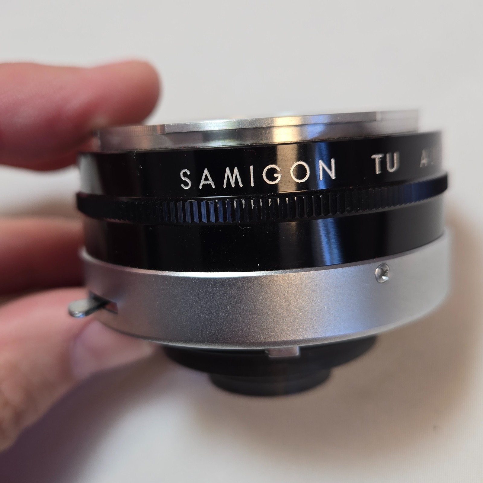 Samigon Auto Teleplus 2x Teleconverter Case & Caps Japan 35mm Vintage Camera