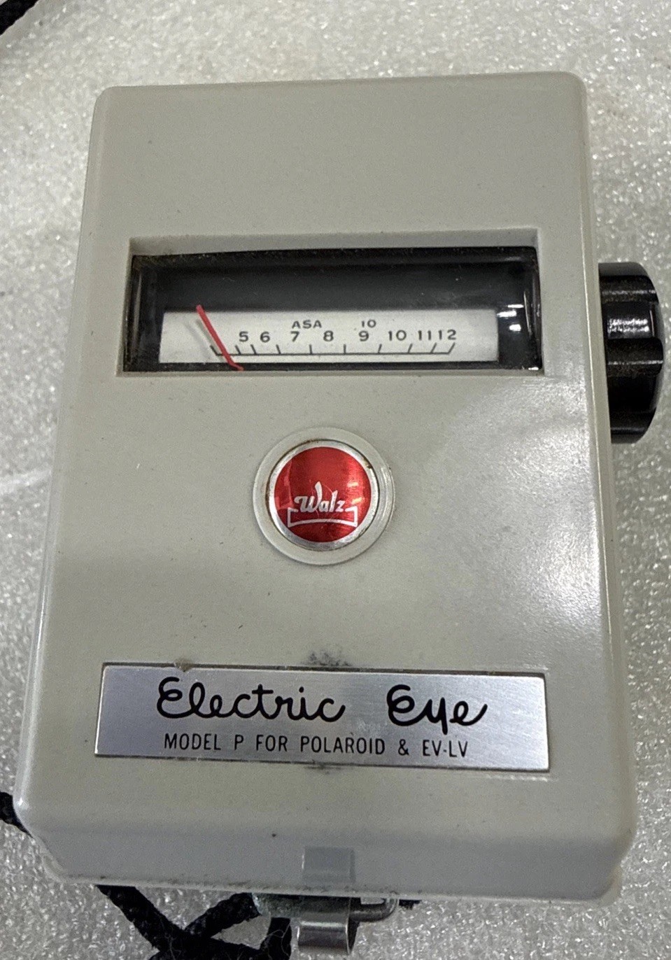 Vintage WALZ Light Exposure Meter Japan Leather Case Electric Eye Model P