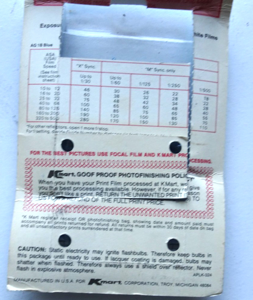 15 Each AG-!B Flashbulbs by Focal W/original packaging