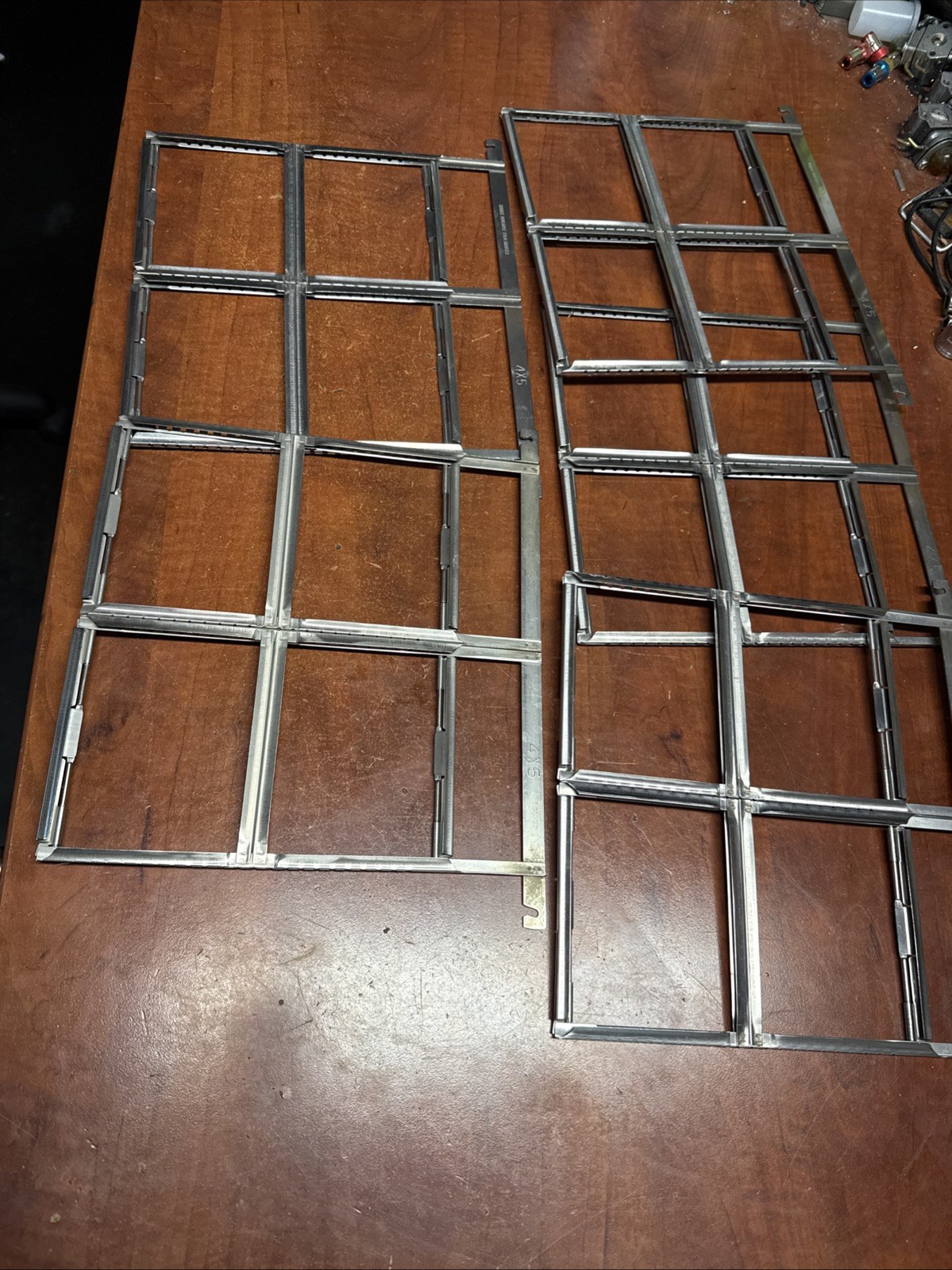 Vintage Genuine 5x KODAK STAINLESS STEEL MULTIPLE 4”x5” FILM HANGER 4x – 4”x5”