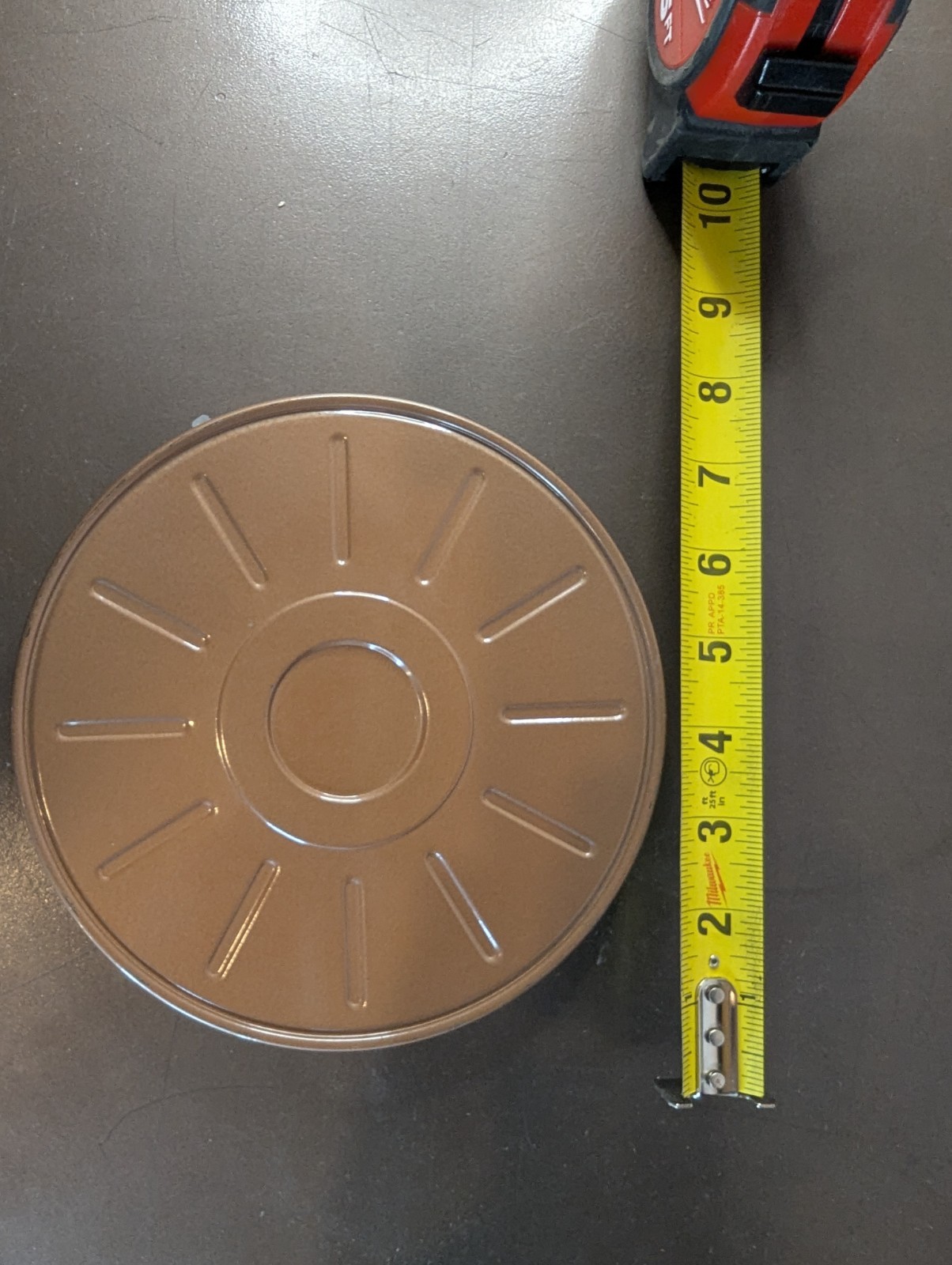 Vintage 8mm 400 Ft Steel Movie Reel, Gaumont-British can